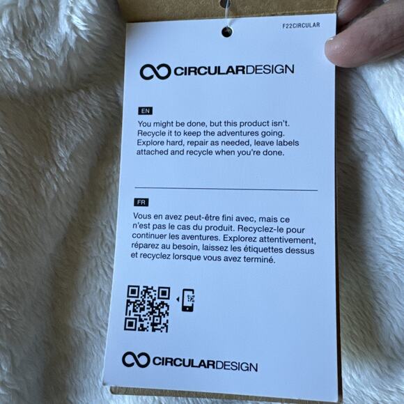 NWT! North Face Osito Half Zip-Womens MEDIUM Silken Fleece Jacket Gardenia White - Picture 10 of 15